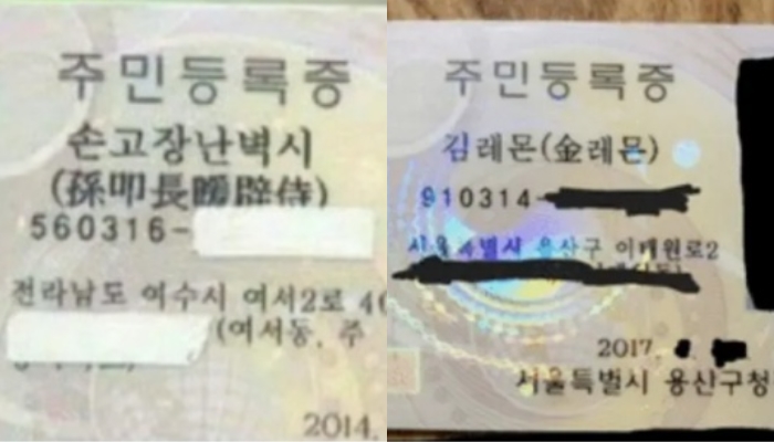 [유머] 작명 이유가 너무 궁금한 특이한 이름들 -  와이드섬