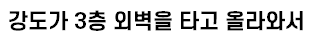 [유머] 강도를 마주치면 도망가야 하는 이유 -  와이드섬