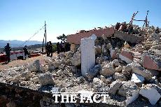   '미노스 문명'의 고향 크레타섬에서 규모 5.8 지진 발생 [TF사진관]