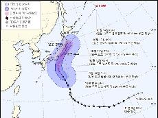   슈퍼태풍 '하기비스' 日 접근…제주·남해안·동해안 강풍 주의